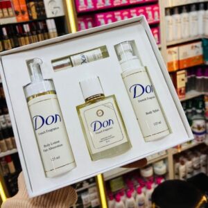 طقم هدايا عطور وعناية الجسم دون الفرنسي (Don French Fragrance) - 4 قطع فاخرة